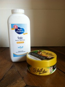 talc et graisse à traire triathlon