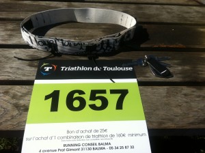 ceinture porte dossard