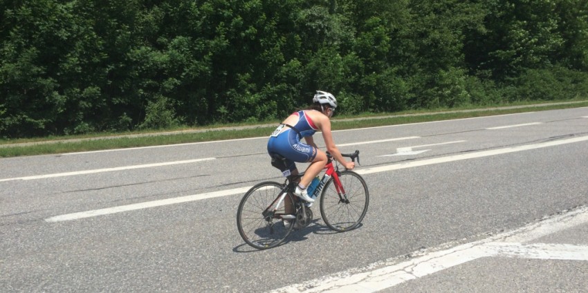 Stéphanie fait son 1er Half à Doussard