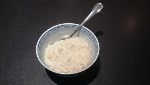 porridge vanille