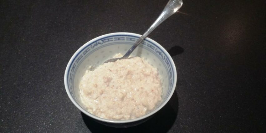 porridge vanille
